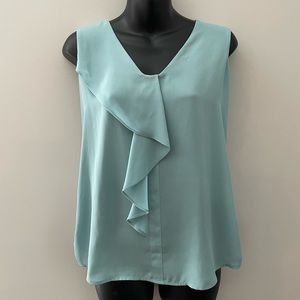 White House Black Market shirt with ruffle